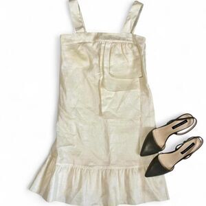 Walter Bridal Preppy Off White Mini Dress